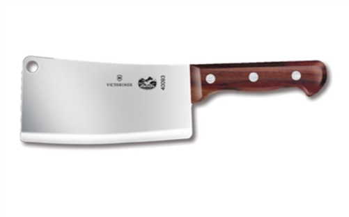 Victorinox Forschner 7 Heavy Restaurant Cleaver, Rosewood Handles (Old Sku  40093) - KnifeCenter - 5.4000.18